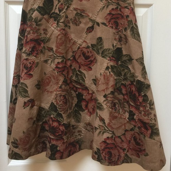 Patchwork corduroy skirt, Made in Italy - Picture 2 of 6